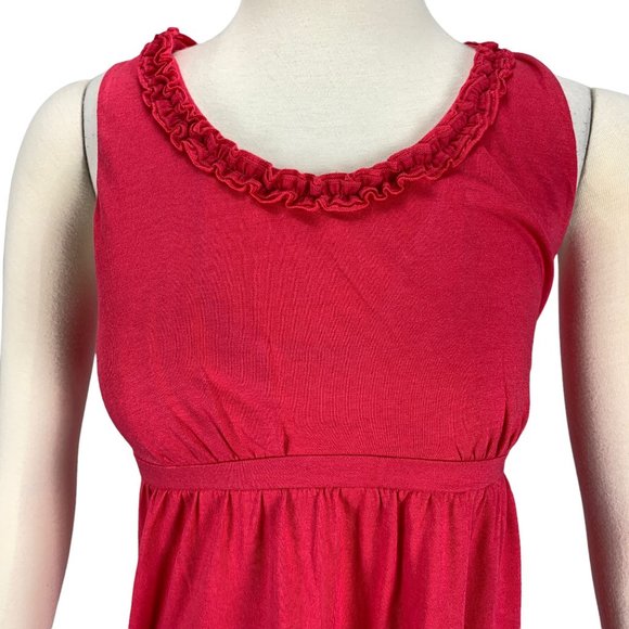Ann Taylor LOFT Small Dress Pink Sleeveless Sun Casual Weekend - Picture 6 of 6
